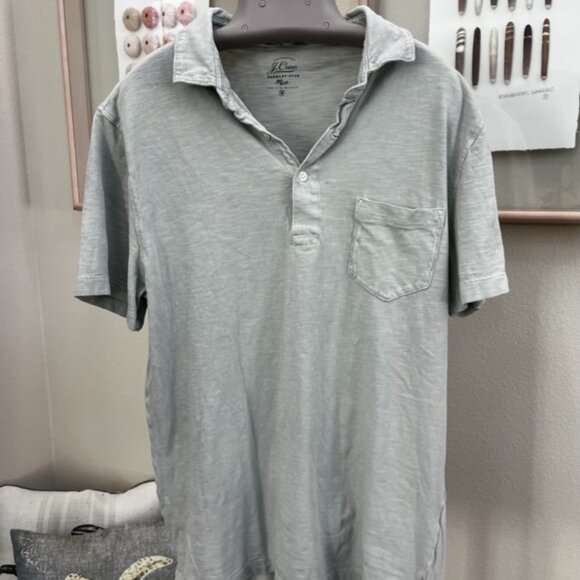 J. Crew Men's Garment Dyed Polo, Sz. M - Picture 1 of 5